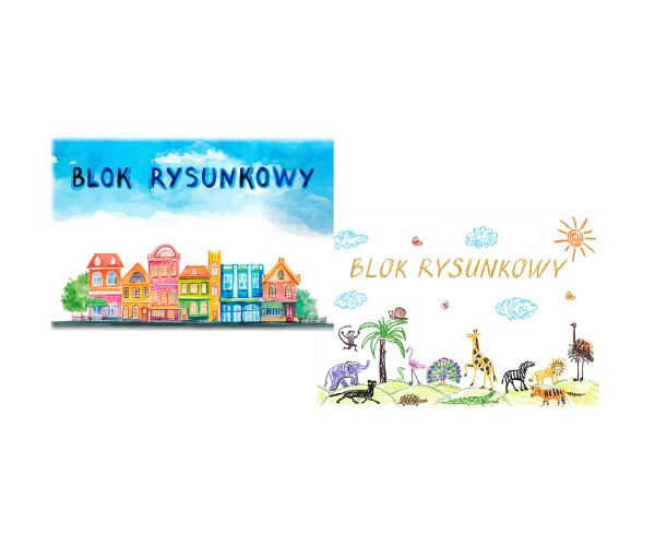 Blok A4/ 20l 70g /10/ na kreslení HAMELIN