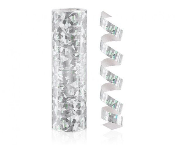 Serpentýna hologram 4m stříbrná