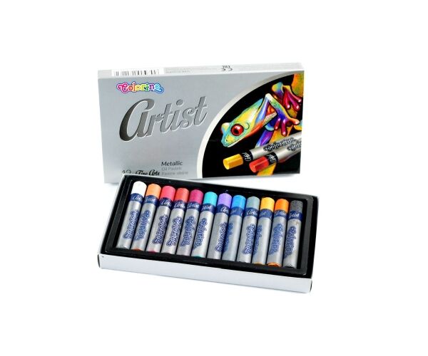 Colorino Artist pastele olejové metalické 12ks