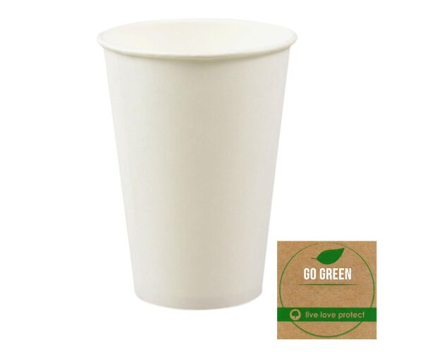 Papírový kelímek 0,5l Eko bílý