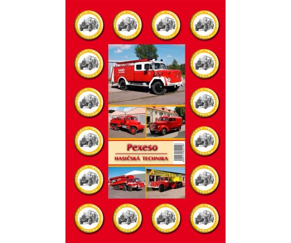 Pexeso A4 - Hasičská technika