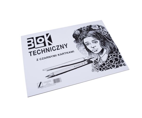 Skicák A3/10l 170G černý KRESKA