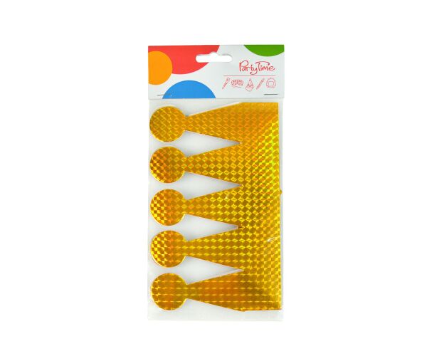 Párty koruna zlatá