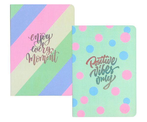 Skicovací notes A5 48l  Positive Vibes