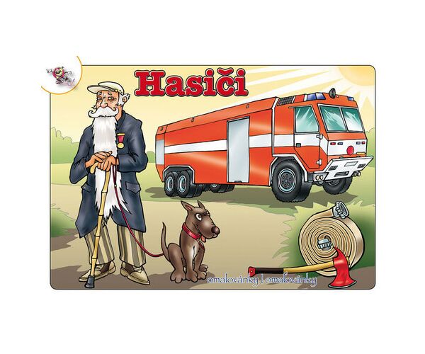 Omalovánky A5 - Hasiči