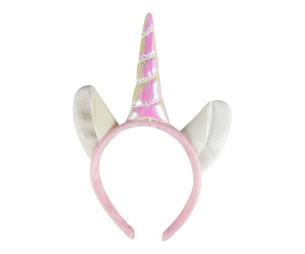 Párty čelenka Jednorožec hologram