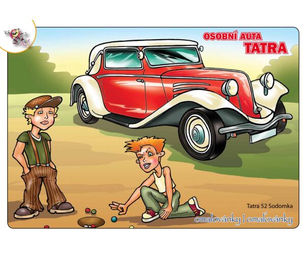 Omalovánky A5 - Tatra osobní