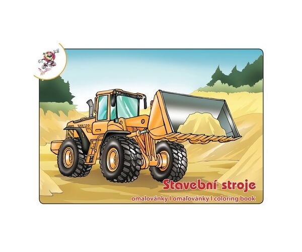 Omalovánky A5 - Stavební stroje