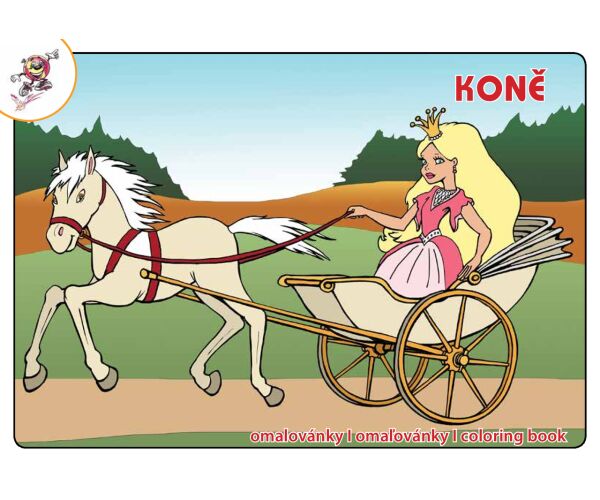 Omalovánky A5 - Koně