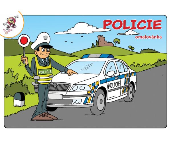 Omalovánky A5 - Policie