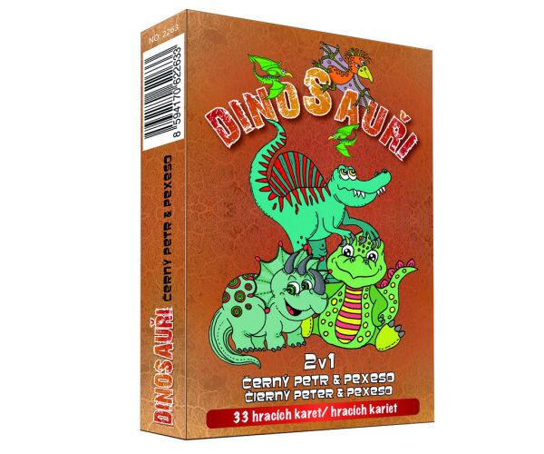 Karty Černý Petr Dinosauři