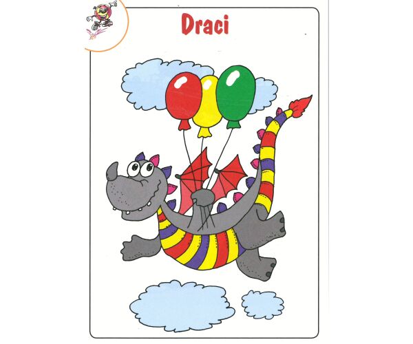 Omalovánky A5 - Draci