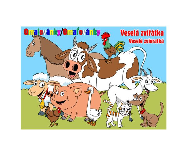 Omalovánky A5 LUX - Veselá zvířátka