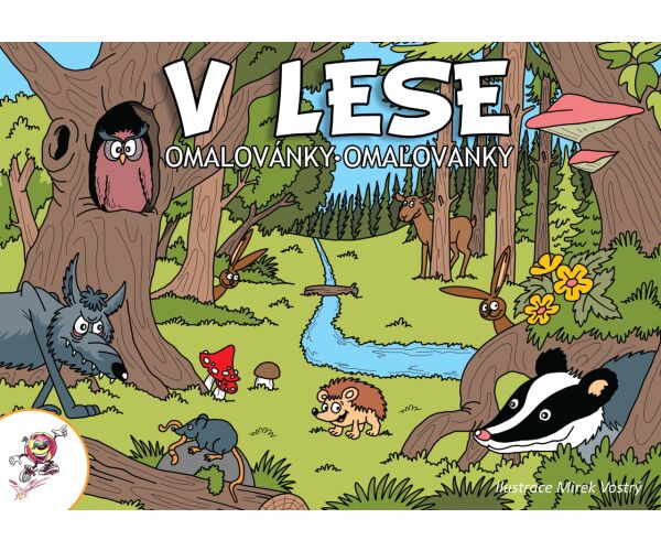 Omalovánky A5 LUX V lese