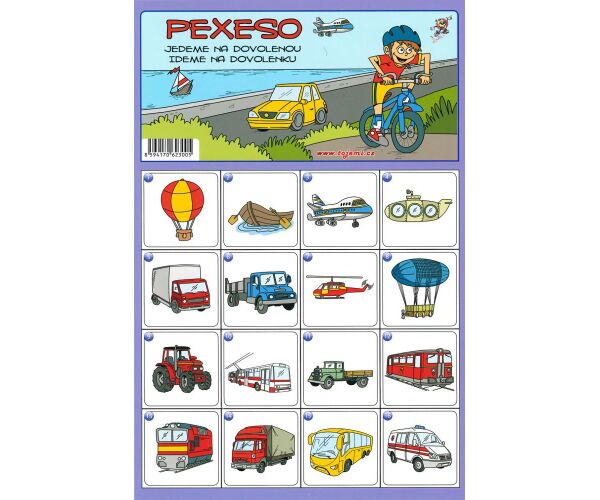 Pexeso Jedeme na dovolenou