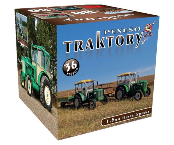 Pexeso LUX v krabičce - Traktory