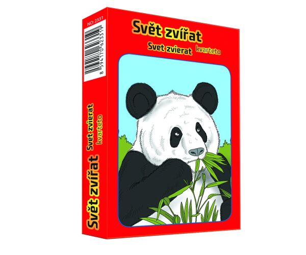 Karty kvarteto Svět zvířat