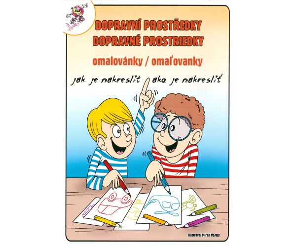 Omalovánky A5 LUX - Dopravní prostředky