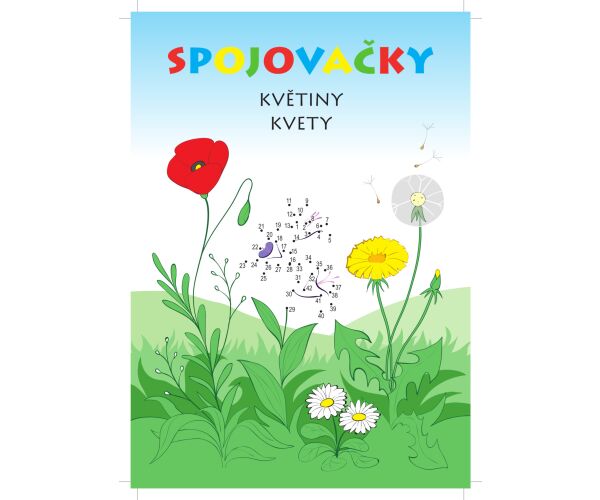 Omalovánky A5 SPOJOVAČKY - Květiny