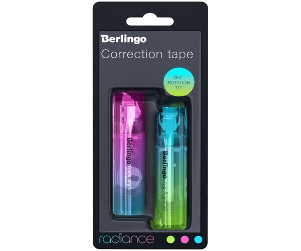 Korekční roller Berlingo Radiance růžovo-modrý