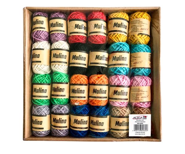 Bavlnky barevné 24 x 10 m