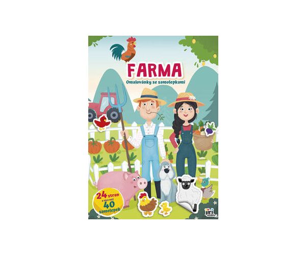 Omalovánky A4 se samolepkami - Farma 2677-6