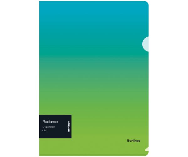 Zakládací obal L Berlingo Radiance zelený A4