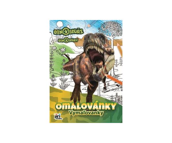 Omalovánky A4 - Dino 2923-4