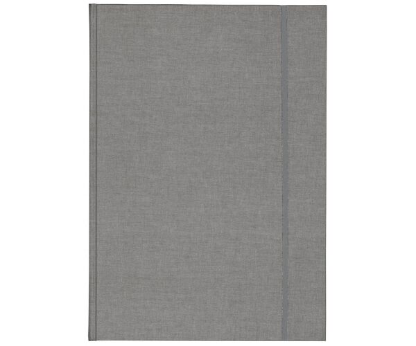 Skicák v deskách A5 s gumou šedy