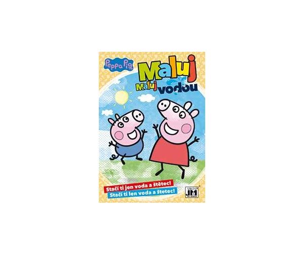 Omalovánky A5 maluj vodou Peppa Pig