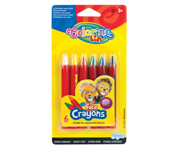 Colorino na obličej pastelky 6ks