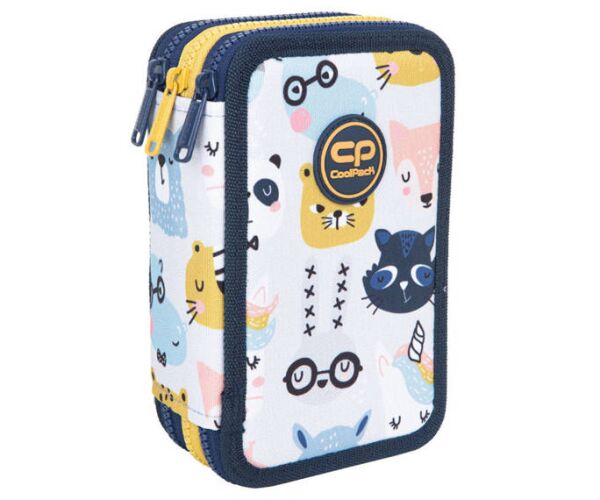 Penál 3 zipy Jumper Pucci - vybavený