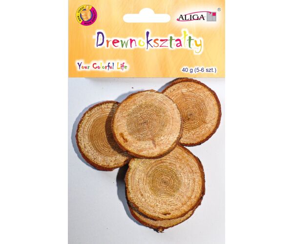 Dřevěné tvary 40 g 5/6 ks