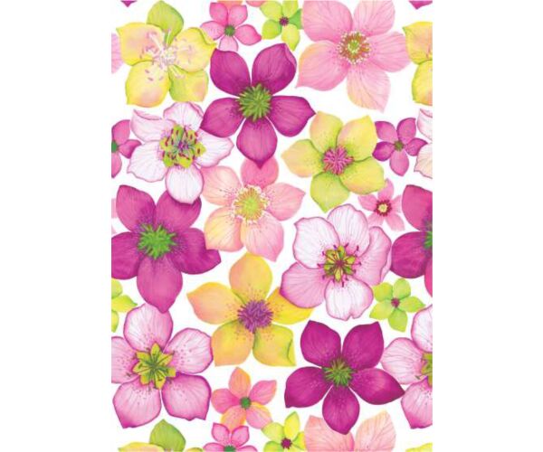 Taška PE s průhmatem Květy zahrady