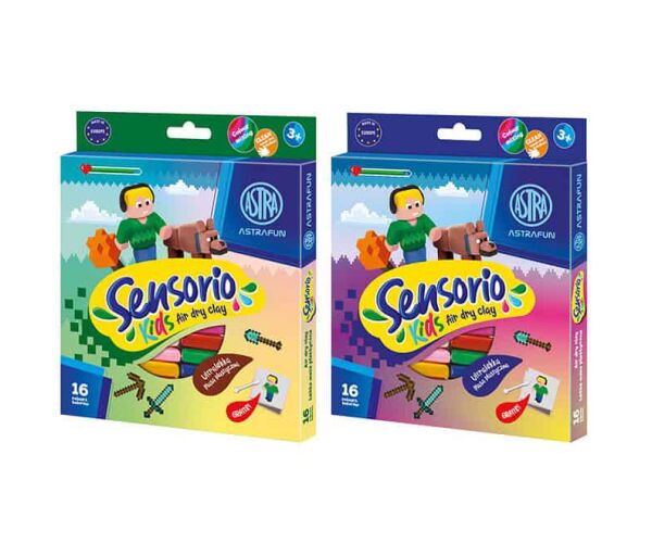 ASTRAFUN modelovací hmota odlehčená PIXEL 16 barev