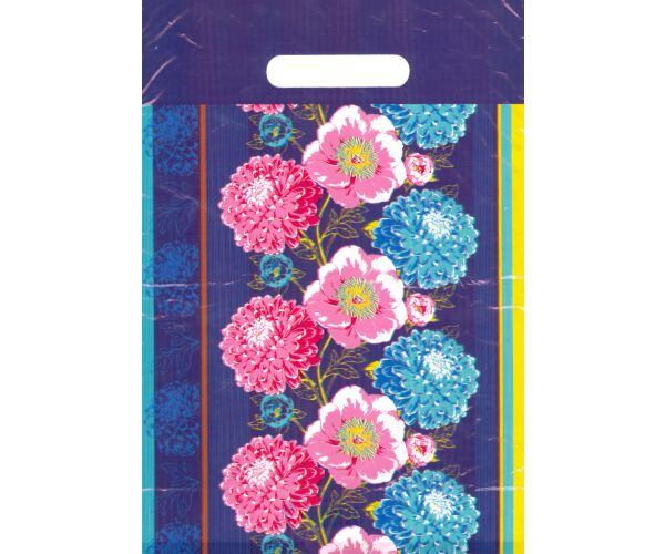 Taška PE s průhmatem Chryzantény malá