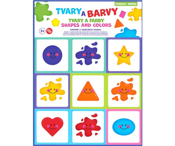 Pexeso Tvary a barvy