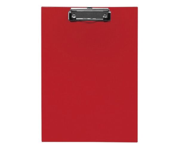Jednodeska A4 PP s klipem červená