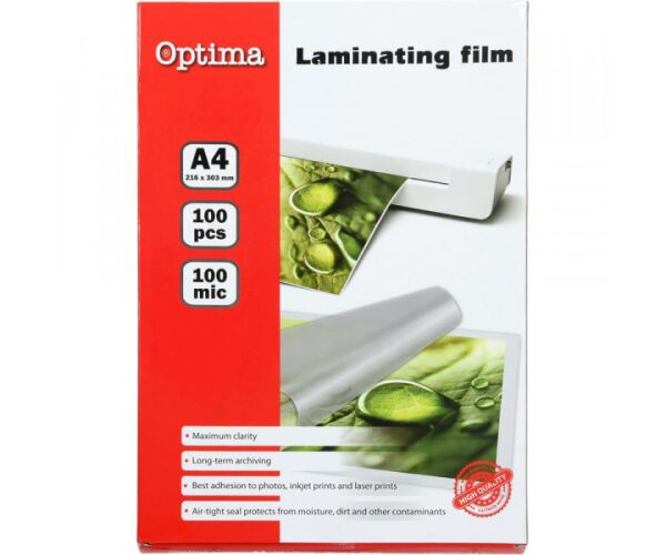 Laminovací fólie A4 100 my 100 ks lesklá