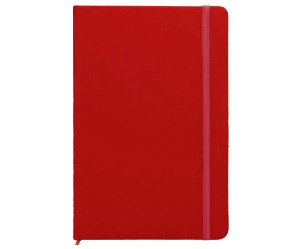 Blok A6 100 listů Spectrum červený linkovaný