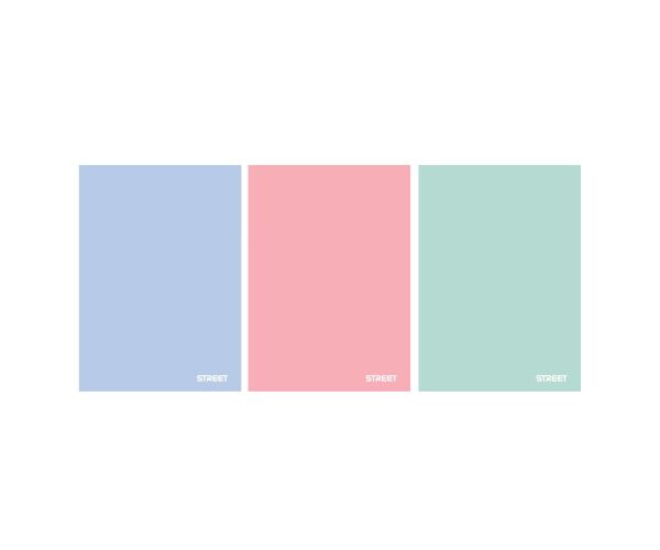 Sešit A4 42 listů Pastel linkovaný