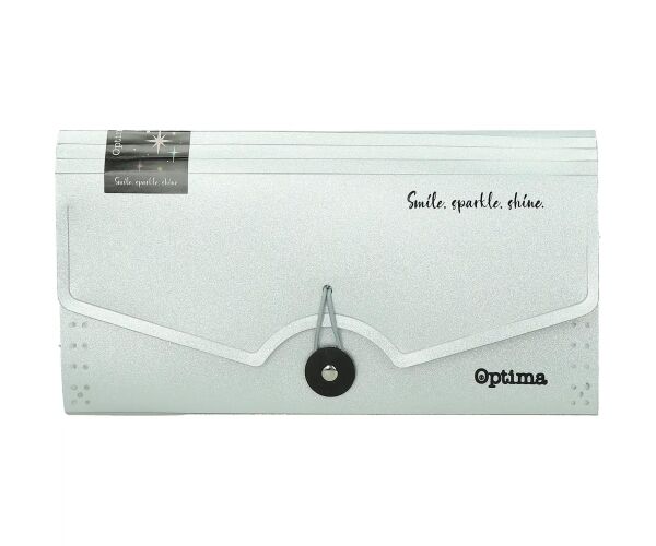 Složka B6 s 6 kapsami OPTIMA glitter