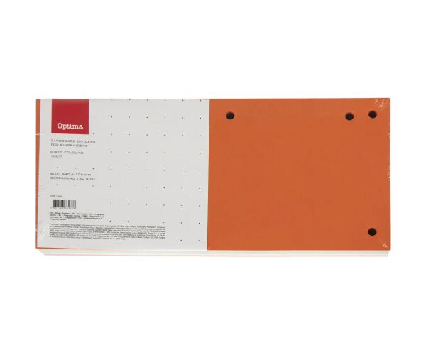 OPTIMA rozřaďovač kartonový 235 x 105 mm 100ks