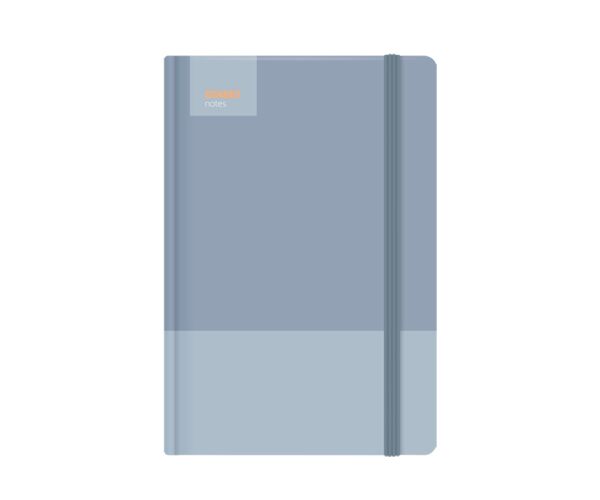 Blok CASUAL Blue A5 linka s gumou a s poutkem na propisku