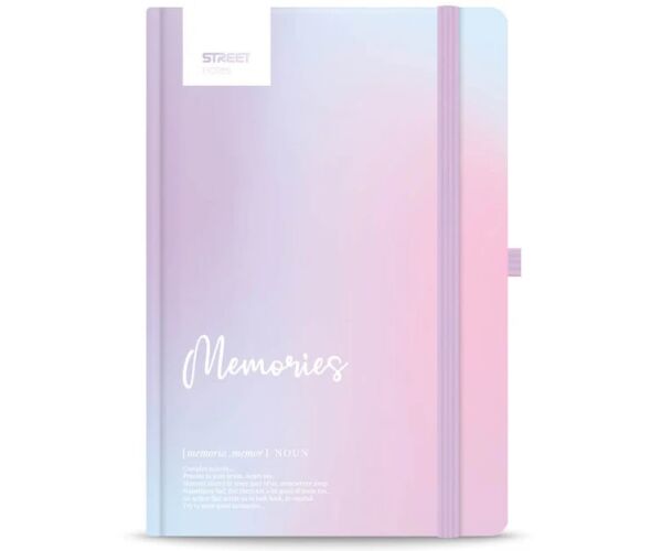 Blok DICTIONARY Memories A5 linka s gumou