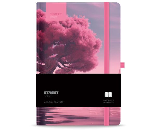 Blok TREES Journey A6 linka s gumou