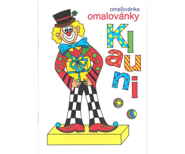 Omalovánky A5 Klauni