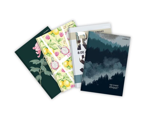 TOP zázn. kniha B5/160l 60g Megamix lin