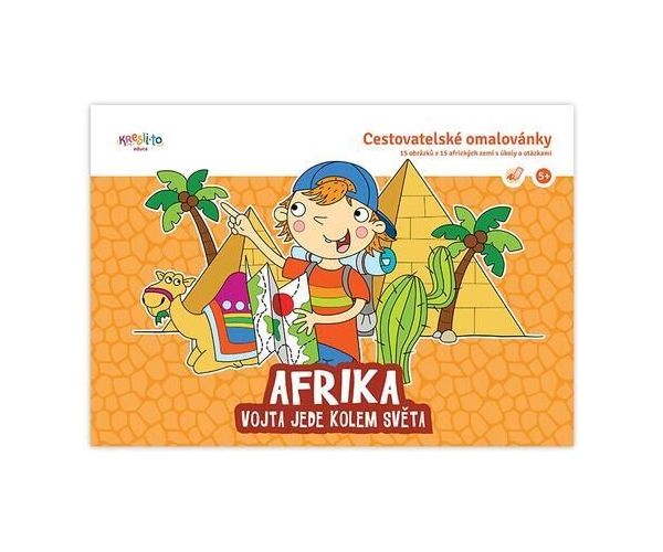 Omalovánky Vojta jede kolem světa - Afrika