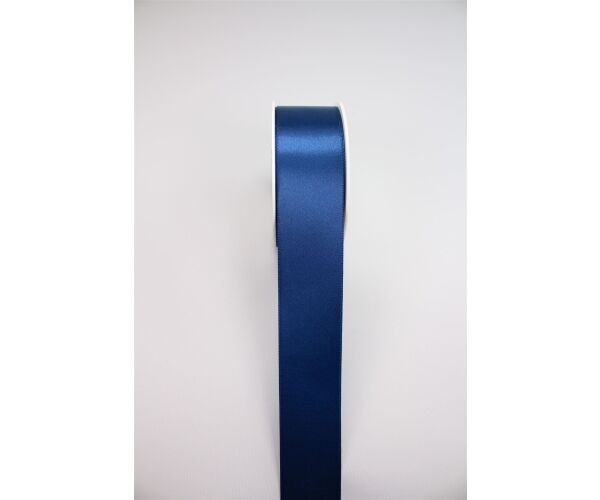 Stuha saténová 15 mm 25 m - modrá tmavá